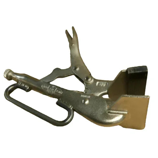 Metal jar puller tool with clamp and handle for facility power parts