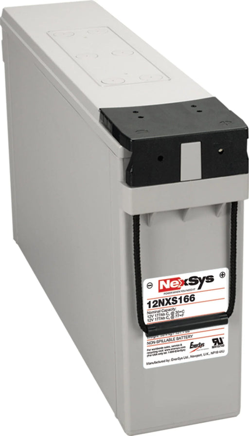 NexSys 12NXS166 TPPL battery, sealed lead-acid, 12V 177Ah, gray rectangular case