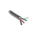 4-wire SO cord with black insulation, exposed colored conductors for battery chargers