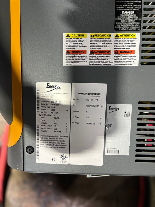 Used EI3-HL-4Y Enersys Charger