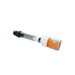 Water supply adapter with orange and white fittings for battery watering systems