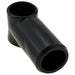 Black automotive lug terminal protector, cylindrical plastic electrical cover