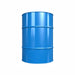 blue 55-gallon drum for battery corrosion cleaner on white background