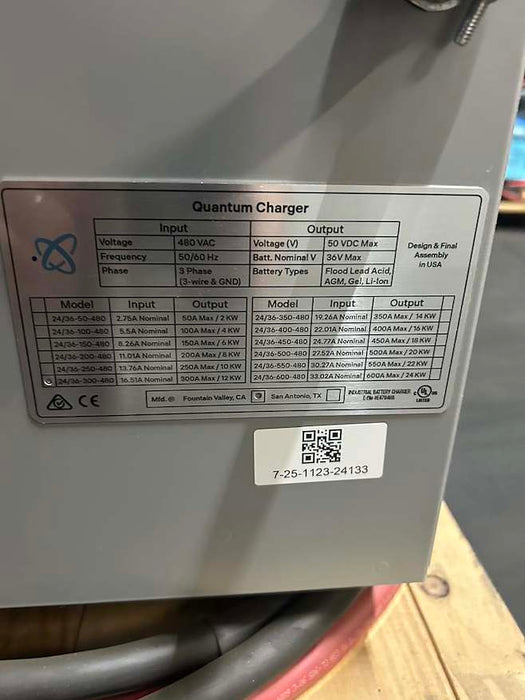 Used ACT Quantum Q6-24/36-300 Charger