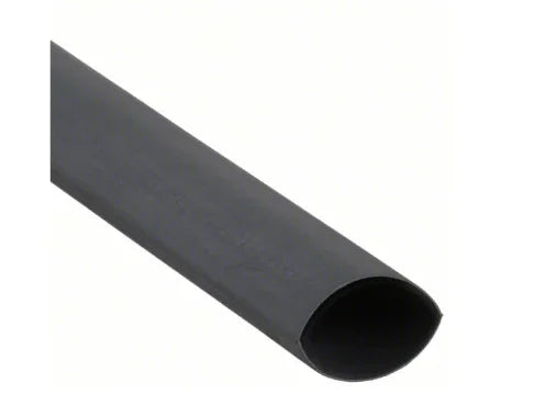 Black heat shrink tubing for electrical insulation and wire protection