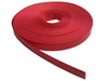 Red heat shrinkable tubing roll for electrical wire insulation and cable protection