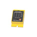 Yellow remote hydrogen gas detector panel with indicator lights and test button