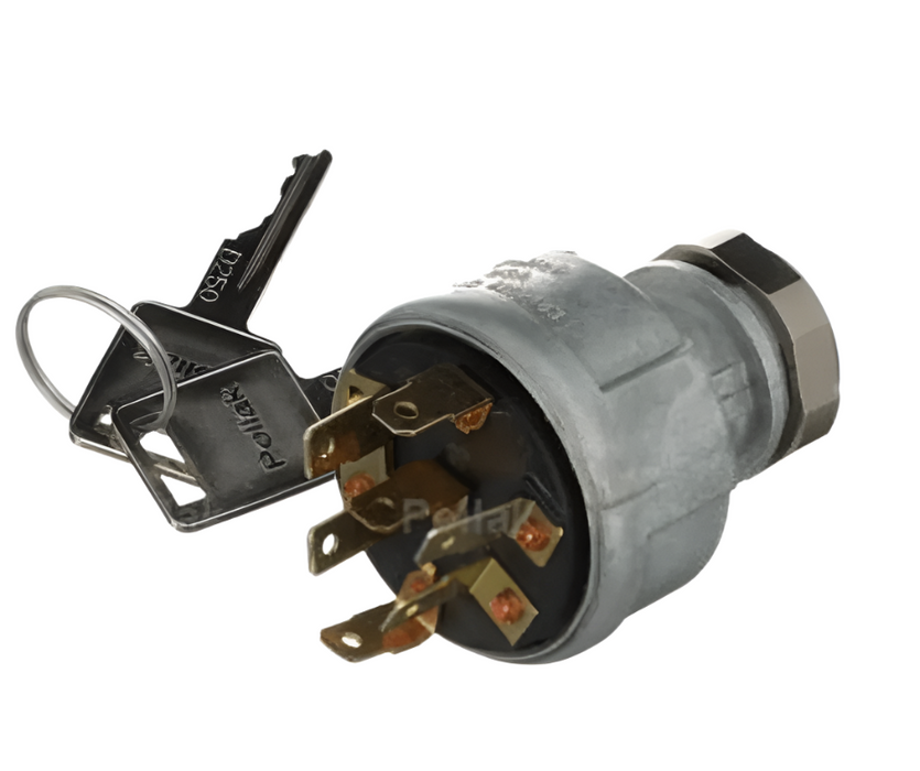 Interruttore A Chiave Accensione, Impermeabile 6 Fili Blocco Accensione Con 2 Chiavi Per 178F / 186F Interruttore Avviamento Motore Raffreddato Ad Aria - Foto 10