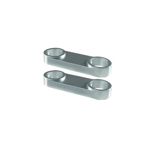 Metal intercell connectors for facility power battery terminals, two-hole design