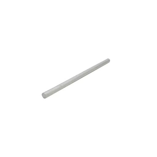Solid cylindrical lead bar for industrial or electrical power applications