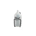 Portable eyewash refill bottle with antibacterial solution and wall mount holder