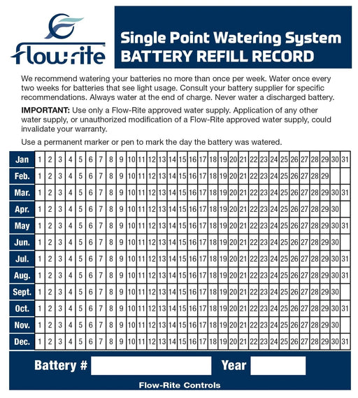 Battery Machine Refill Battery Watering System Repair Parts — Page 2 — powRparts